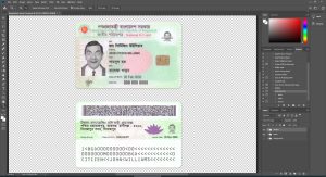 Bangladesh id Card template