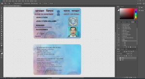 India Tax id card