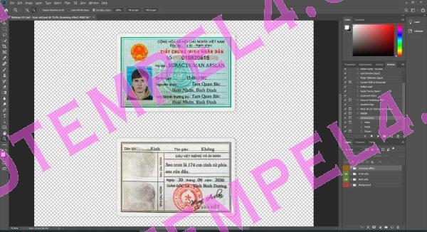 Vietnam id card V2